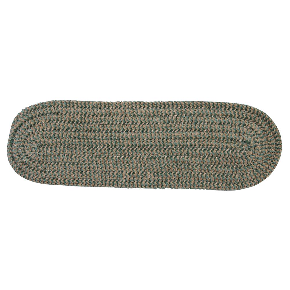 Colonial Mills CX16A008X028X Softex Check - Myrtle Green Check Stair Tread (single)